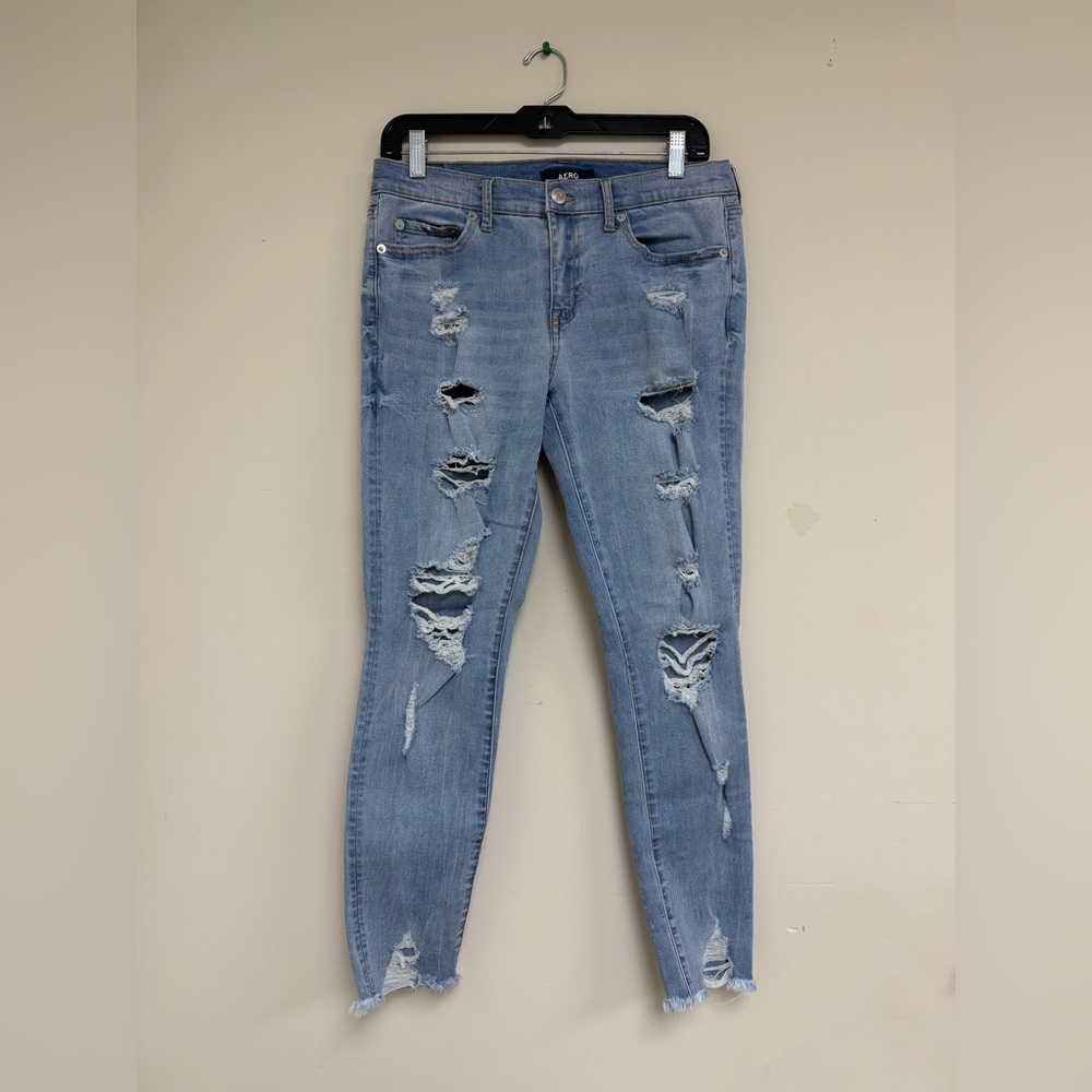 Light Blue Distressed Women’s Jeans